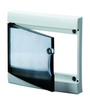 TRANSPARENT SMOKED DOOR WITH FRAME FOR FINISHING FRENCH STANDARD MODULAR ENCLOSURES WITHOUT DOOR - IP40 - 13 module