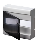 TRANSPARENT SMOKED DOOR WITH FRAME FOR FINISHING SUPPORT BASES - IP40 - CLIP FIXING