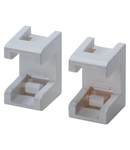 PAIR OF PIPE FITTINGS FOR VERTICAL AND HORIZONTAL Mufa OF ENCLOSURES - CLIP FIXING TYPE