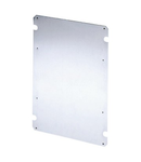 BACK-MOUNTING PLATE IN GALVANISED STEEL 200X254