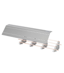 HORIZONTAL FOUR POLE DIVIDER - 400A - 600x150x70MM - 24 module - ON FUNCTIONAL PROFILE - FOR QDX 630L/H-1600H