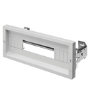 COVERING PANEL WITH WINDOW - FAST AND EASY - 1 modul HIGH - 12 module - GREY RAL 7035