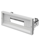 COVERING PANEL WITH WINDOW - FAST AND EASY - 1 modul HIGH - 24 module - GREY RAL 7035