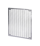 PERFORATED BACK-MOUNTING PLATE - IN GALVANISED STEEL - FOR BOARDS 250X300