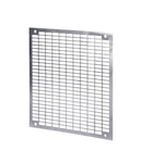 PERFORATED BACK-MOUNTING PLATE - IN GALVANISED STEEL - FOR BOARDS 405X500