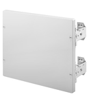 BLANK COVER PANEL - FAST AND EASY - 2 MODULE HIGH - FOR BOARDS B=405MM - GREY RAL 7035