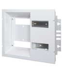 FRONT PANEL WITH WINDOWS CVX 160I - FOR THE EDF BLUE TARIFF CONNECTING SWITCH AND DIN EN50022 RAIL - FRENCH STANDARD - 24(2X12)module - 600X300MM