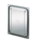 PROTECTED WATERTIGHT TRANSPARENT SHOCKPROOF LID FOR PTC JUNCTION BOXES - DIMENSIONS 138X169X70 - IP55