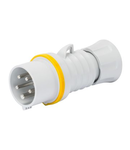 Stecher fisa industriala HP - IP44/IP54 - 2P+E 16A 100-130V 50/60HZ - YELLOW - 4H - FAST WIRING