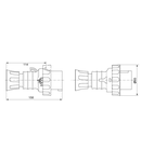 Stecher fisa industriala HP - IP66/IP67/IP68/IP69 - 2P+E 32A 100-130V 50/60HZ - YELLOW - 4H - FAST WIRING