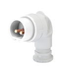 Stecher fisa industriala 90°  - IP44 - 2P 16A 40-50V 50-60HZ - WHITE - 12H - Strangere cu surub