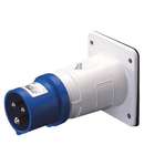 Stecher fisa industriala fixa - IP44 - 2P+E 16A 200-250V 50/60HZ - BLUE - 6H - Strangere cu surub