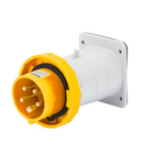 Stecher fisa industriala fixa - IP67 - 3P+E 16A 100-130V 50/60HZ - YELLOW - 4H - Strangere cu surub