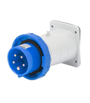 Stecher fisa industriala fixa - IP67 - 2P+E 16A 200-250V 50/60HZ - BLUE - 6H - Strangere cu surub