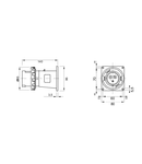 Stecher fisa industriala fixa - IP67 - 2P+E 32A 100-130V 50/60HZ - YELLOW - 4H - Strangere cu surub