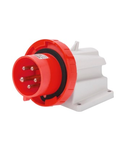 Stecher fisa industriala fixa 90°  - IP67 - 2P+E 16A 380-415V 50/60HZ - RED - 9H - Strangere cu surub