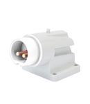 Stecher fisa industriala fixa 90°  - IP44 - 3P 16A 40-50V 50-60HZ - WHITE - 12H - Strangere cu surub