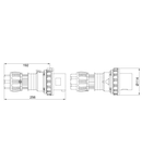 Stecher fisa industriala HP - IP66/IP67/IP68/IP69 - 2P+E 63A >50V 100-300HZ - GREEN - 10H - MANTLE TERMINAL