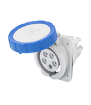 Priza industriala incastrata 10° HP - IP66/IP67 - 2P+E 16A 200-250V 50/60HZ - BLUE - 6H - FAST WIRING