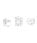 Priza industriala incastrata 10° HP - IP66/IP67 - 3P+N+E 32A 380-415V 50/60HZ - RED - 6H - FAST WIRING