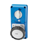 Priza industriala cu interblocaj verticala - WITHOUT BOTTOM - WITH FUSE-HOLDER BASE - 3P+N+E 16A 480-500V - 50/60HZ 7H - IP67
