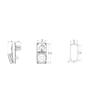 Priza industriala cu interblocaj verticala - WITHOUT BOTTOM - WITH FUSE-HOLDER BASE - 3P+N+E 32A 346-415V - 50/60HZ 6H - IP67