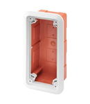 BOX WITH FRAME FOR FLUSH-MOUNTING OF VERTICAL FIXED SOCKET OUTLETS - 16/32A SBF - IP55