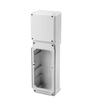 MODULAR BASE FOR COMBINATION MOUNTING OF VERTICAL INTERLOCKED SOCKET OUTLET - 1 SOCKET OUTLET 63A CBF - IP55