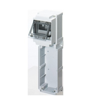 MODULAR BASE WITH PANEL WITH WINDOW AND EN50022 RAIL - 1 SOCKET OUTLET 16/32A / SELV - 6 MOD.EN50022 - IP66
