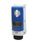 Priza industriala cu interblocaj verticala - WITH BOTTOM - WITH FUSE-HOLDER BASE - 3P+E 63A 480-500V-50/60HZ 7H - IP66