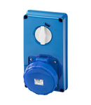 Priza industriala cu interblocaj verticala - WITHOUT BOTTOM - WITHOUT FUSE-HOLDER BASE - 2P+E 63A 200-250V - 50/60HZ 6H - IP67