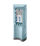 QMC200B - WIRED - DOUBLE SIDE TAKE-OFF - 4 SOCKET OUTLET 2P+T 16A - KNIFE SWITCH 4P 32A - 4 MCD 2P 10A 0,03A - IP44 - LIGHT BLUE