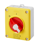 ISOLATOR - HP - EMERGENCY - ISOLATING MATERIAL BOX - 40A 2P - LOCKABLE RED KNOB - IP66/67/69