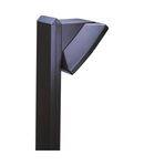 COLONNA EXTRO - SINGLE DEVICE - HEIGHT 1300MM - GRAPHITE GREY