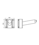 STREET LIGHTING - BRACKET FOR SURFACE-MOUNTING - 150x160x290 mm