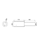 STREET LIGHTING - SINGLE POLE HEAD Mufa - 76-60 mm