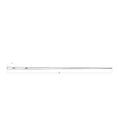 Lampa stradala LED STREET [O3] - CONICAL POLES PAINTED - 9.8 m - GRAPHITE GREY