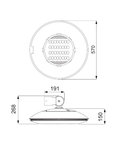 Corp de iluminat arhitectural URBAN [O3] - COMMERCIAL SIDE BRACKETS - 3X16 LED - STREET ST1 - STAND ALONE/1-10V - 4000K (CRI 70) - 550mA - IP66 CLASS II - GRAPHITE GREY