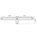 Corp de iluminat arhitectural URBAN [O3] - KIT FIXING ROUND POLE-HEAD - DOUBLE - GRAPHITE GREY