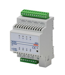 8-CHANNEL ac/dc VOLTAGE INPUT MODULE - KNX - 8 CHANNELS - 4 MODULE - DIN RAIL MOUNTING