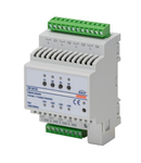 ACTUATOR - 4 CHANNELS 10 A + 4 UNIVERSAL INPUT- KNX - 4 module - DIN RAIL MOUNTING