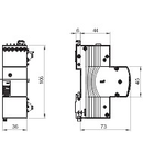 RESTART CM - TO BE COUPLED WITH MDC/MT+BD/MTC/MT - 230 V ac - 2 module EN 50022