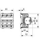 HIGH PERFORMANCE Siguranta automata - MTHP 250 - 3P CHARACTERISTIC C 25A - 4,5 module