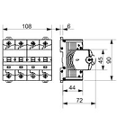 HIGH PERFORMANCE Siguranta automata - MTHP 250 - 4P CHARACTERISTIC C 20A - 6 module