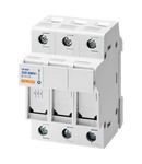 Soclu cu montaj pe sina pentru  sigurante fuzibile - 3P 10,3X38 690V 32A - 3 module