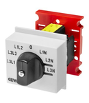 VOLTMETER SELECTOR SWITCH - 7 POSITIONS PHASE-PHASE AND PHASE-NEUTRAL - 3 module