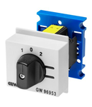 LINE SWITCH - 3 POSITIONS WITH 0 RETURN POSITION 16A 690V - 3 module