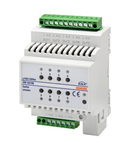 ACTUATOR FOR GENERAL LOADS - 8 CHANNELS - 10AX - 4 module - DIN RAIL MOUNTING