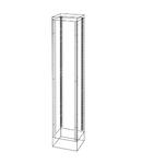 UPRIGHTS AND FUNCTIONAL FRAMES - EXTERNAL COMPARTMENT - QDX 630 H - 400X1600MM