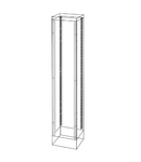 UPRIGHTS AND FUNCTIONAL FRAMES - EXTERNAL COMPARTMENT - QDX 630 H - 400X2000MM